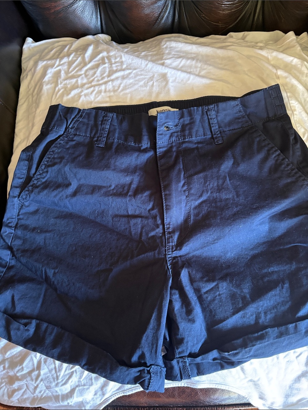 Kensie Navy Blue Women's Shorts